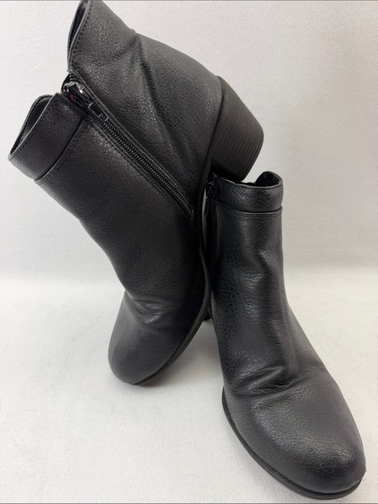 Andiamo Shoes - ANDIAMO Amelissa Outdoor Black Ankle Boots Booties Size 8M